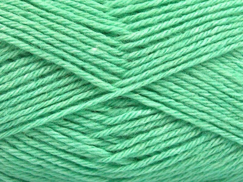 Silk Merino, mint zaļš, 50g