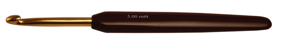 Gold alumīnija tamboradata ar mīkstu rokturi, 2mm - 12mm