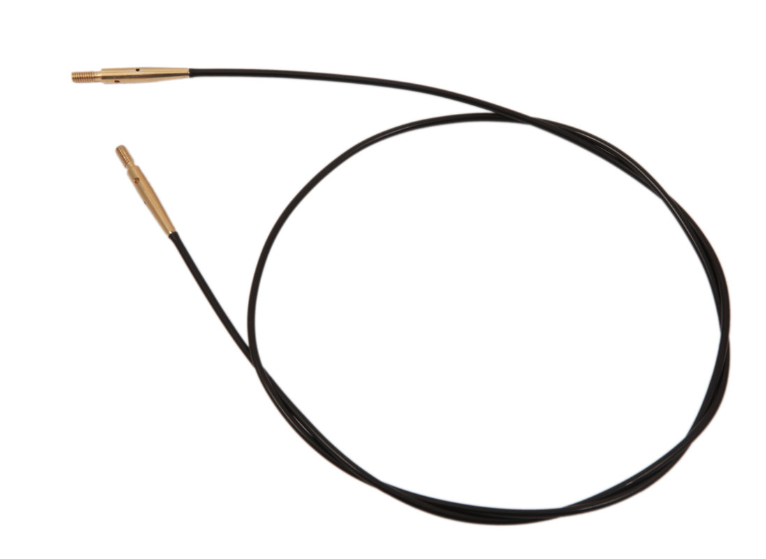 Maināmais kabelis adāmadatām, melns ar zelta savienojumiem, 20cm - 126 cm 