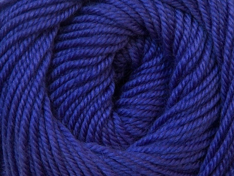 Wool DeLuxe, zili lillā, 100g