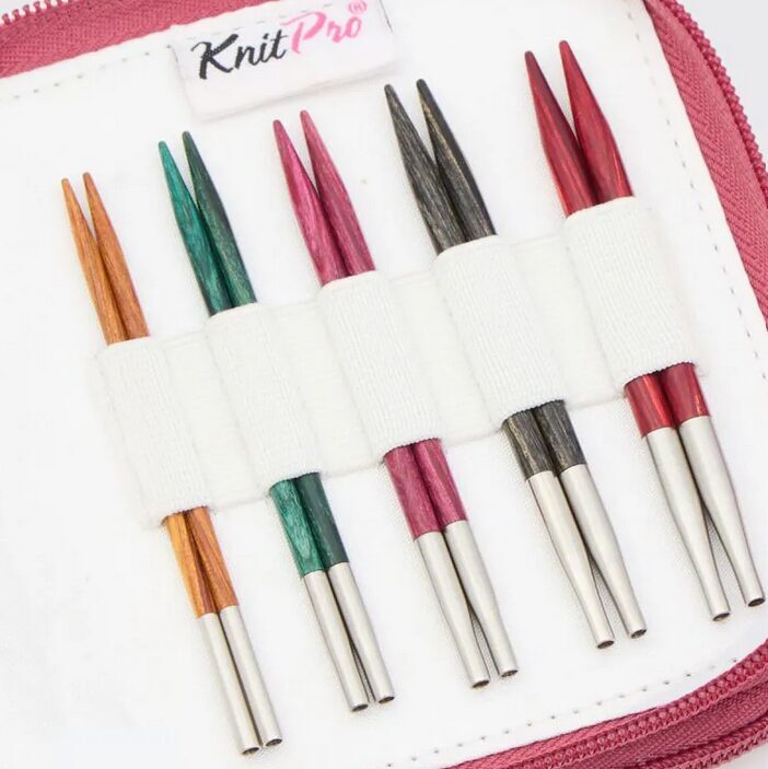 KnitPro Dreamz Starter maināmo adāmadatu komplekts, standarta smailes, 7 izmēri