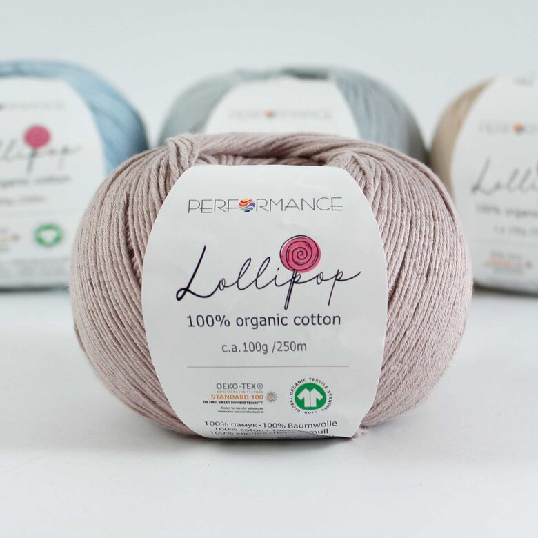 Organiska kokvilna, Lollipop, kamieļkrāsa, 100g