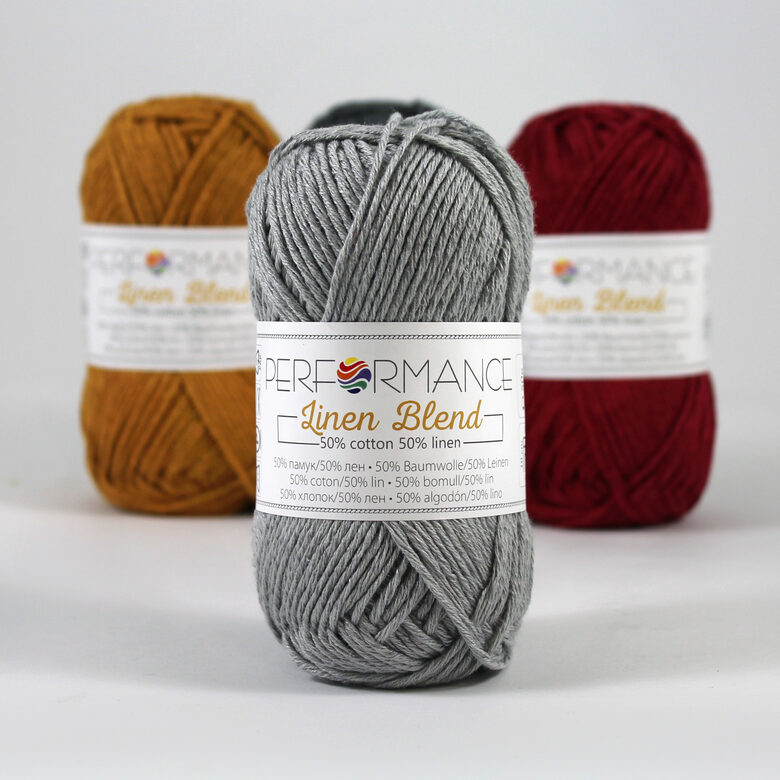 Lina diegs, gaiši pelēks, 50g