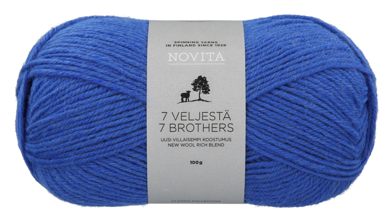 Novita 7 Brothers, lobēlija, 100g