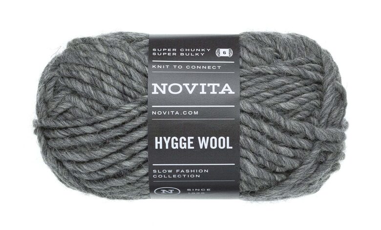 Novita Hygge wool, gaiši pelēks, 100g