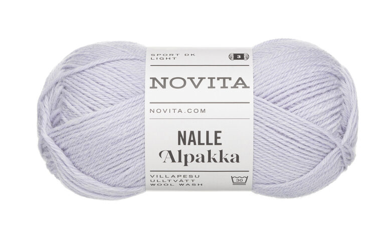Novita Nalle Alpakka, gaiša lavanda, 50g