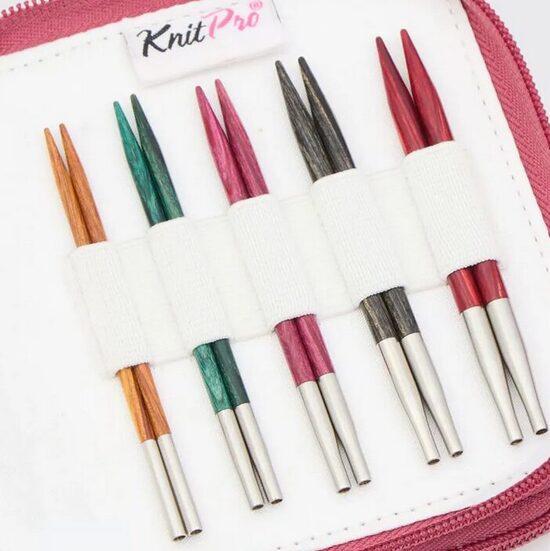 KnitPro Dreamz Starter maināmo adāmadatu komplekts, standarta smailes, 7 izmēri