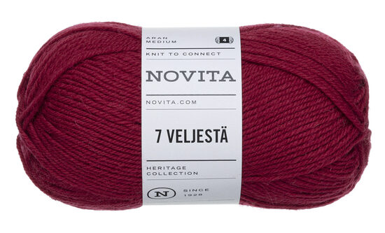 Novita 7 Brothers, dzērvene, 100g