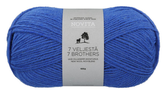 Novita 7 Brothers, lobēlija, 100g