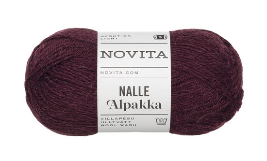 Novita Nalle Alpakka, aronija, 50g