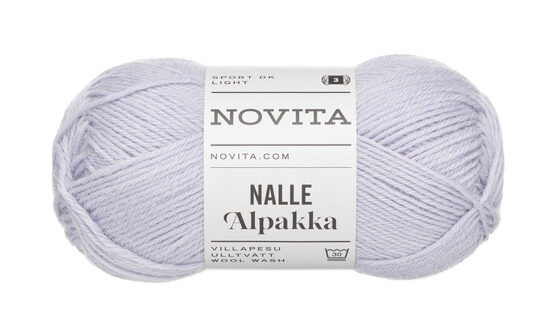 Novita Nalle Alpakka, gaiša lavanda, 50g
