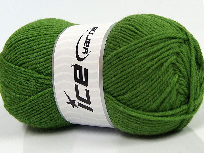 Merino vilna, gaiši zaļa, 100g
