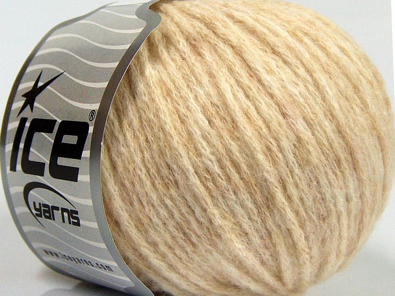 Baby Alpaca Merino, krēmkrāsa, 50g