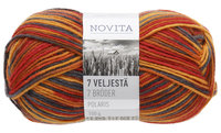 Novita 7 Brothers Polaris, ugunskurs, 100g