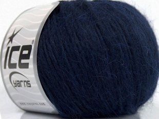 Alpaka un kokvilna, tumši zils, 50g