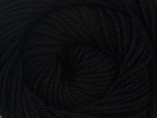 Wool DeLuxe, melns, 100g