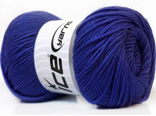 Wool DeLuxe, zili lillā, 100g