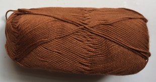 Gentle kokvilna, brūns, 50g