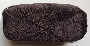 Gentle kokvilna, tumši brūns, 50g