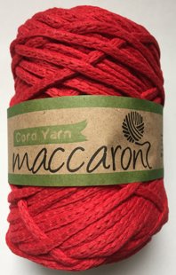 Cord yarn, red