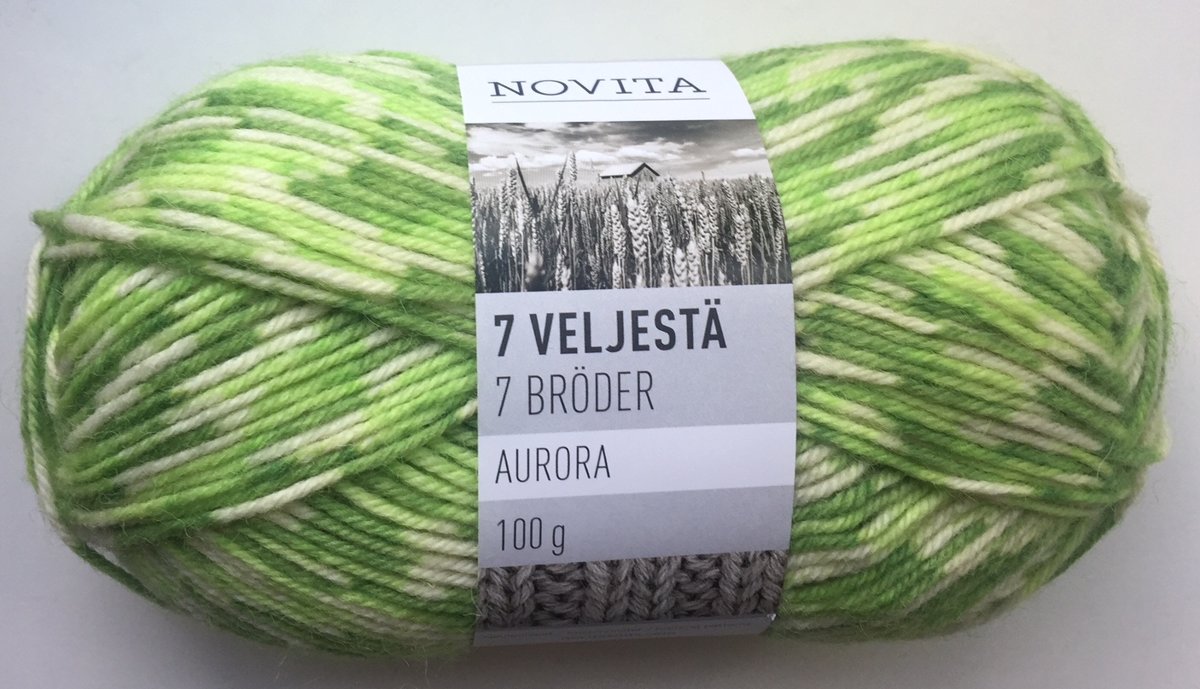 Novita 7Brothers, Aurora, maijpuķīte, 100g