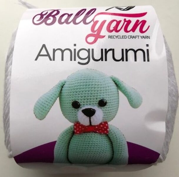 Amigurumi diegs, balts