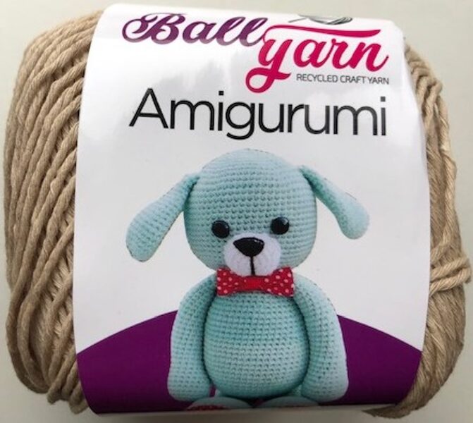 Amigurumi diegs, bēšs