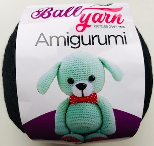 Amigurumi diegs, melns