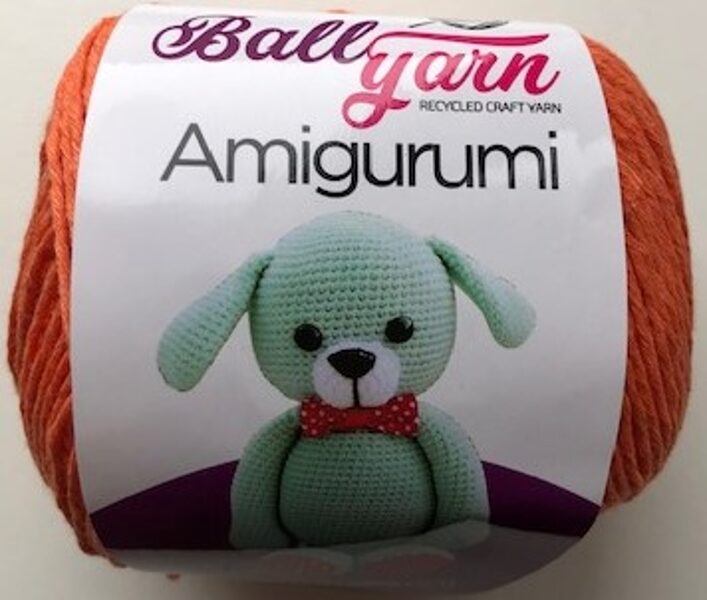 Amigurumi diegs, oranžs