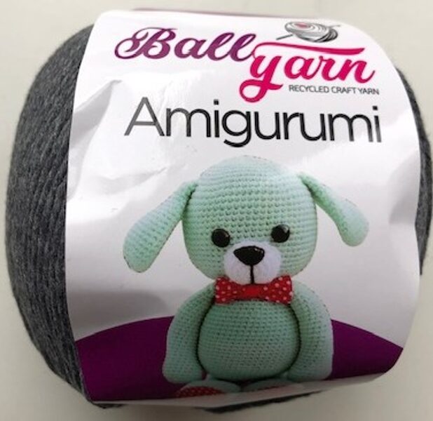 Amigurumi diegs, pelēks