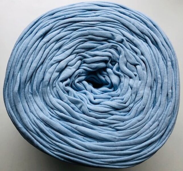 T-shirt yarn, pastelblue