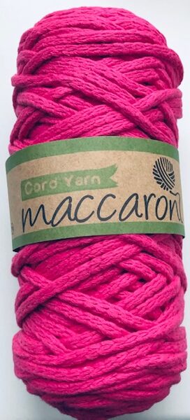 Cord yarn, bright pink