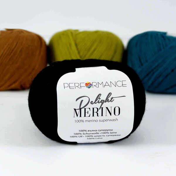 Merino Delight, 50g, melns