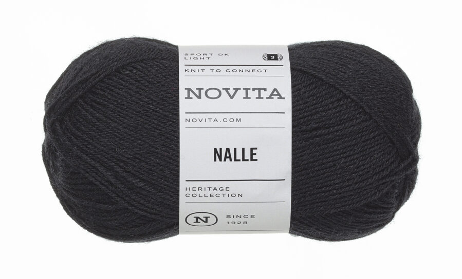 Novita Nalle, melns, 100g